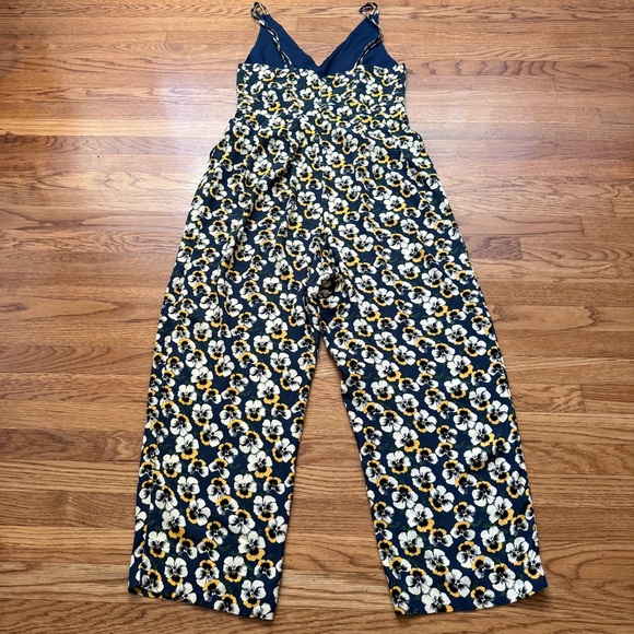 Madewell jumpsuit vneck viola floral romper 6 - Picture 5 of 10